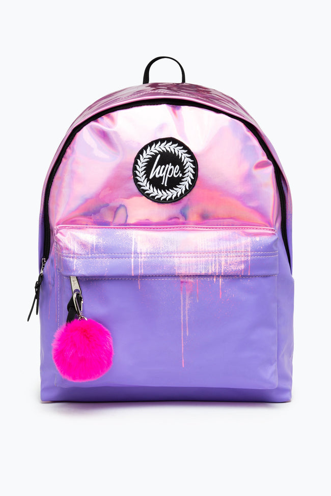 HYPE LILAC HOLO DRIPS BACKPACK