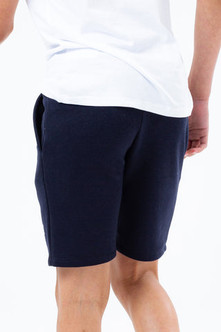 NAVY SCRIPT DRAWSTRING BOYS SHORTS