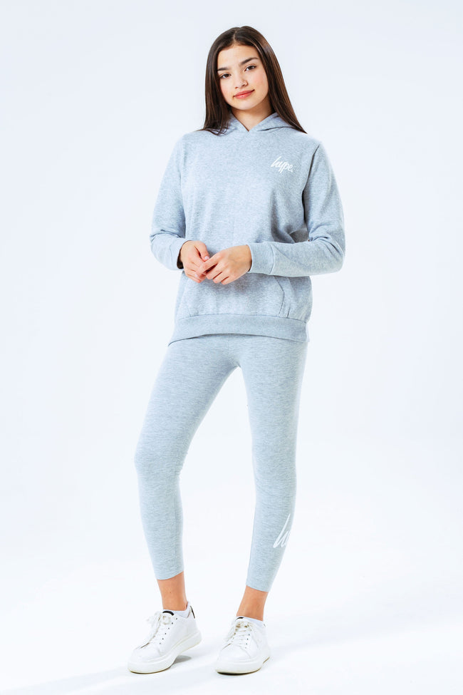 HYPE GREY KIDS HOODIE & LEGGINGS SET