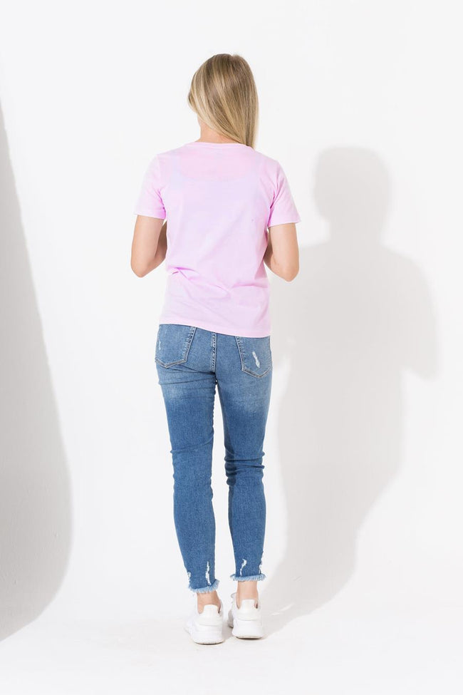 Hype Pink Script Kids T-Shirt