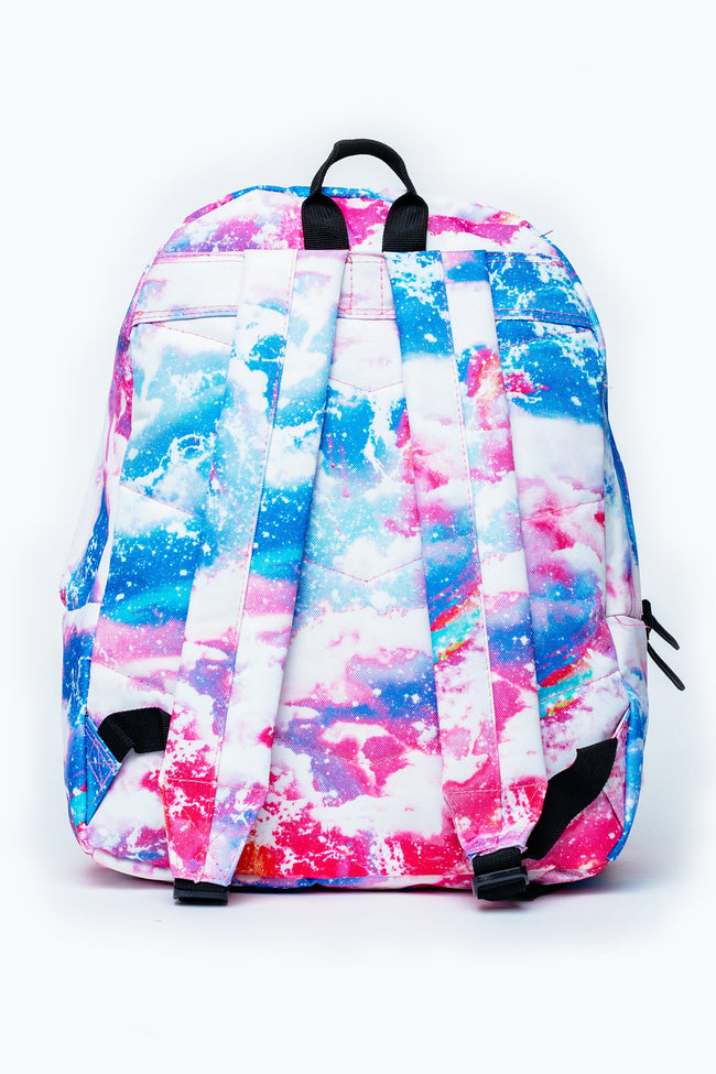 Hype Rainbow Sparkle Pom Pom Backpack