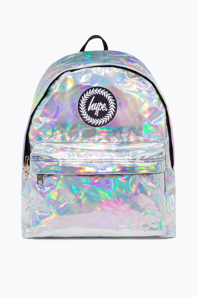 HYPE SILVER HOLOGRAPHIC BACKPACK