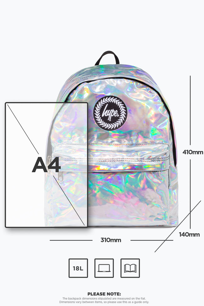 Hype Silver Holographic Backpack