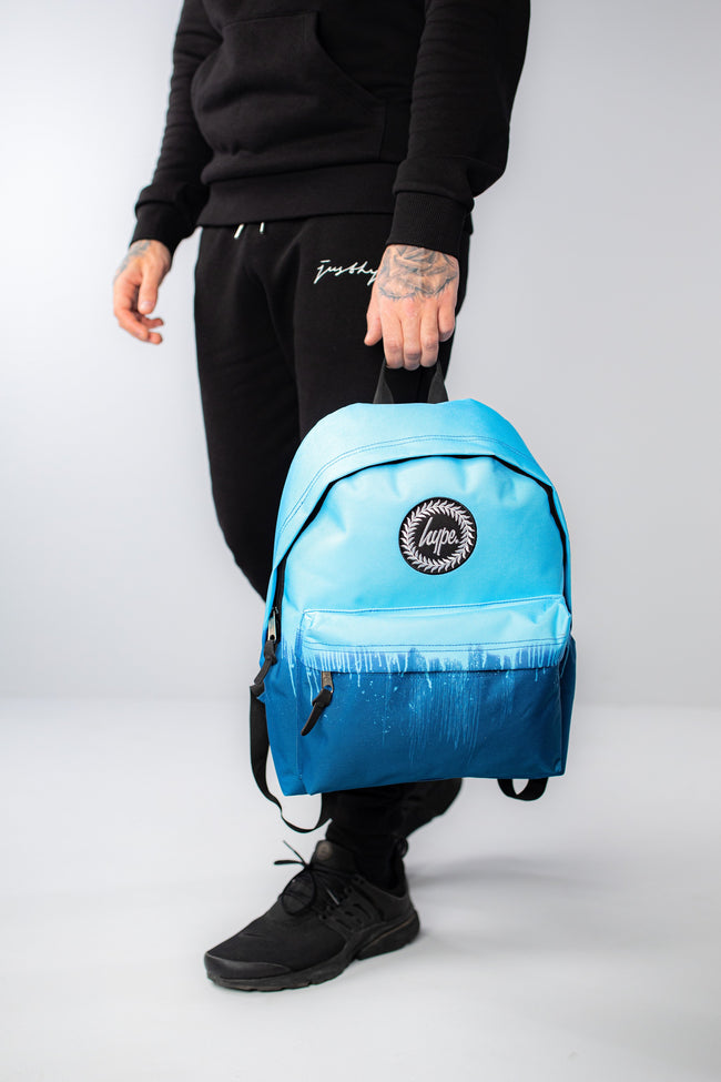 HYPE BLUE SPLATTER DRIPS BACKPACK