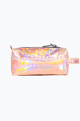 HYPE ROSE GOLD HOLOGRAPHIC PENCIL CASE