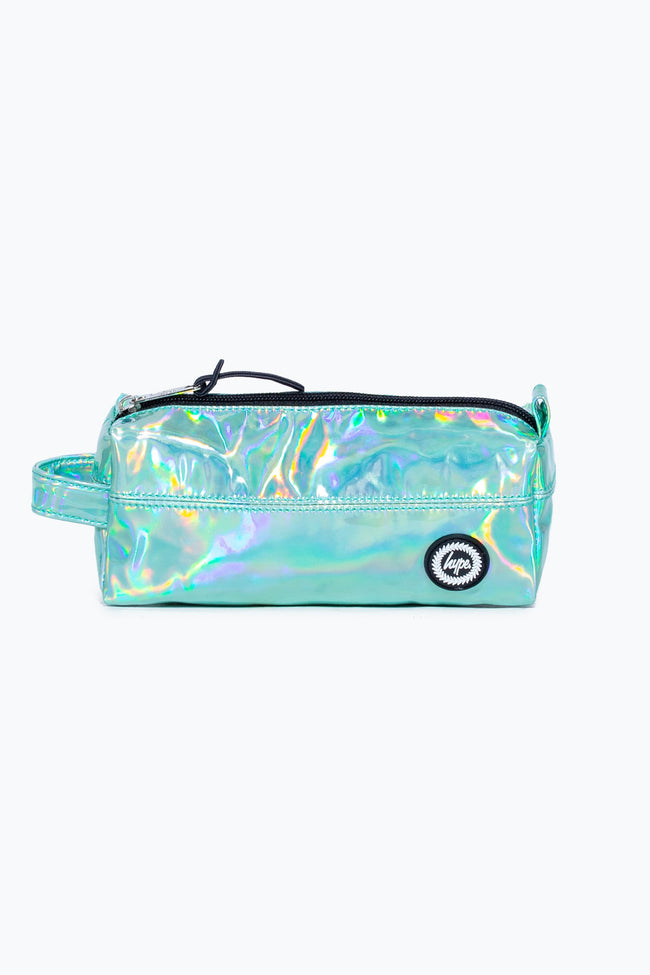 HYPE MINT HOLOGRAPHIC PENCIL CASE