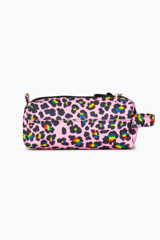 HYPE RAINBOW LEOPARD PENCIL CASE