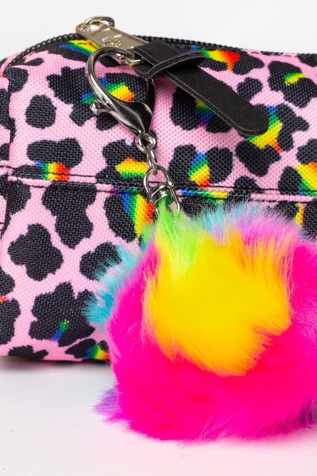 HYPE RAINBOW LEOPARD PENCIL CASE