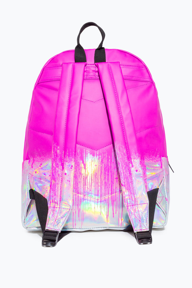 HYPE PINK HOLO DRIPS BACKPACK