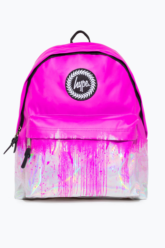 HYPE PINK HOLO DRIPS BACKPACK