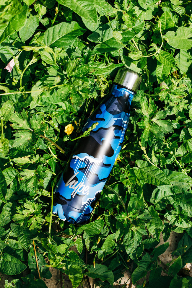 HYPE CAMO DRIPS METAL WATER BOTTLE - 500ML