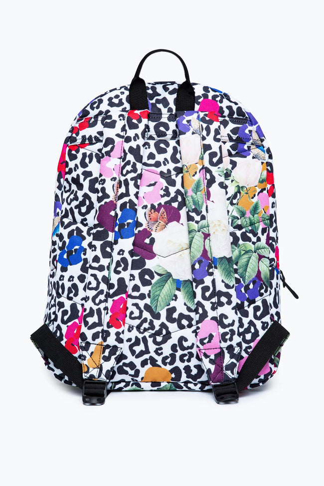 HYPE LEOPARD FLORAL BACKPACK