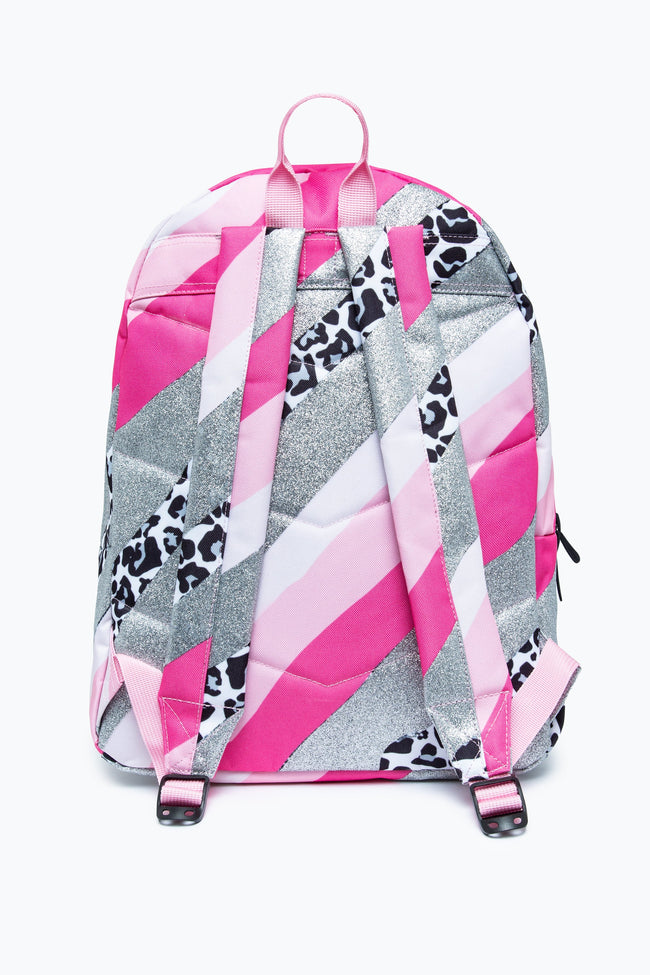 HYPE GLITTER LEOPARD WAVE BACKPACK