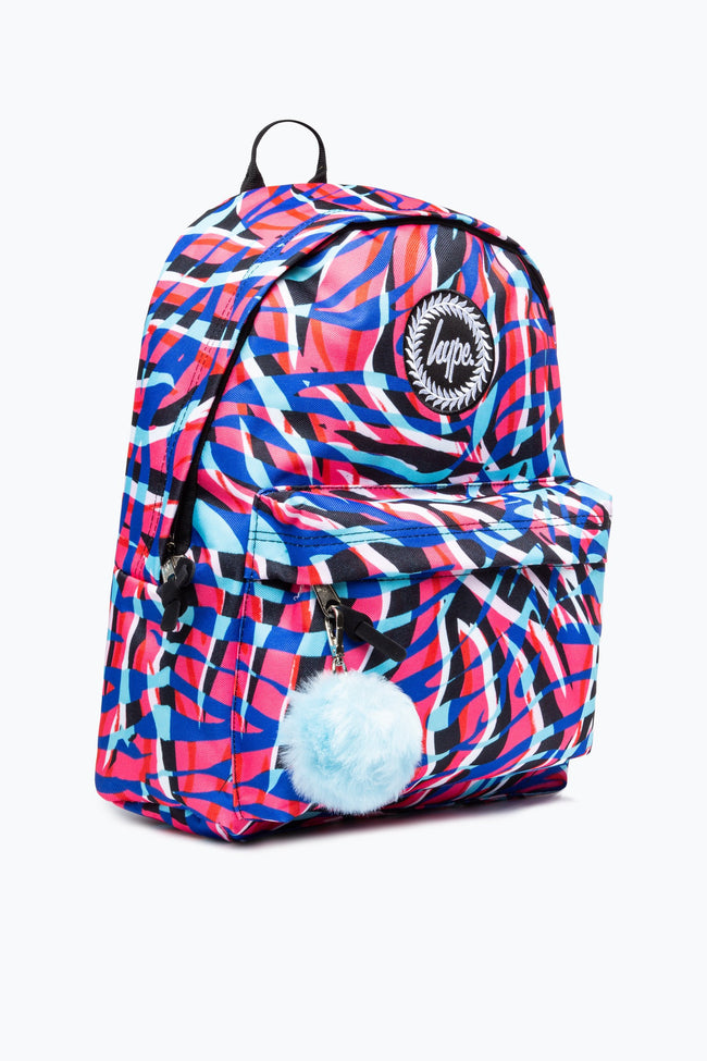 Hype Highlighter Zebra Backpack