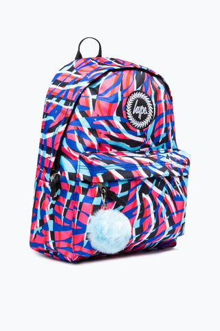 Hype Highlighter Zebra Backpack