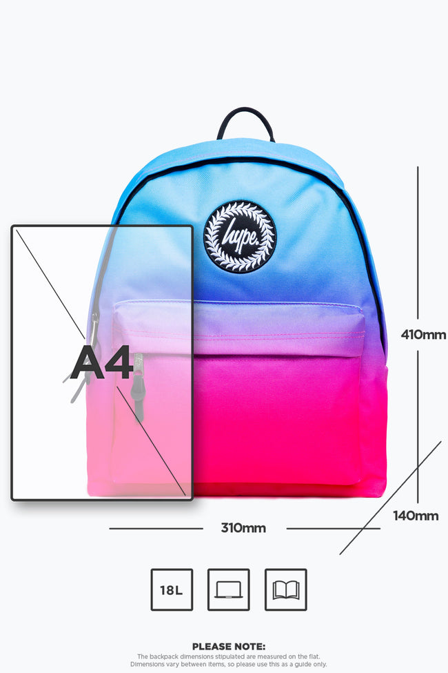 HYPE HOT PINK FADE BACKPACK