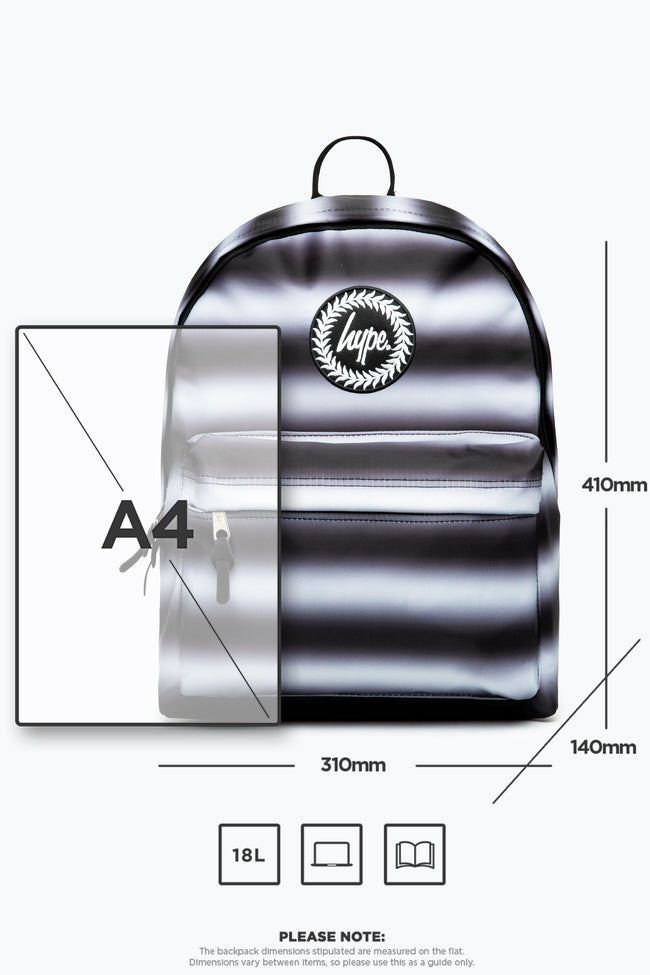 HYPE CHROME STRIPE BACKPACK