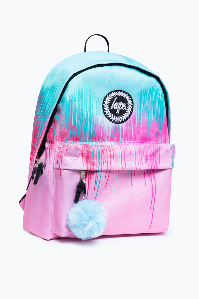 HYPE PASTEL PINK DRIPS BACKPACK