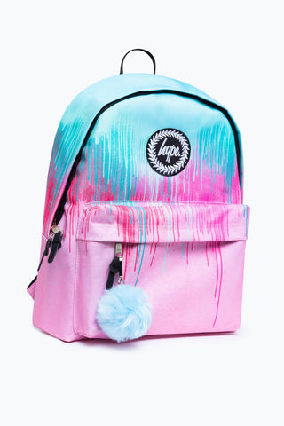 HYPE PASTEL PINK DRIPS BACKPACK