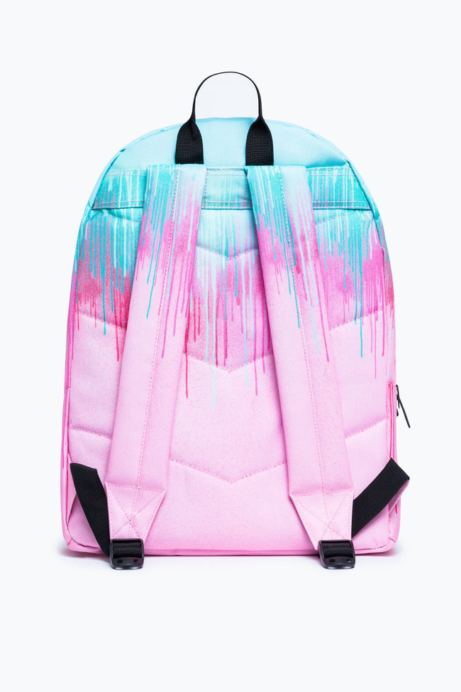 HYPE PASTEL PINK DRIPS BACKPACK