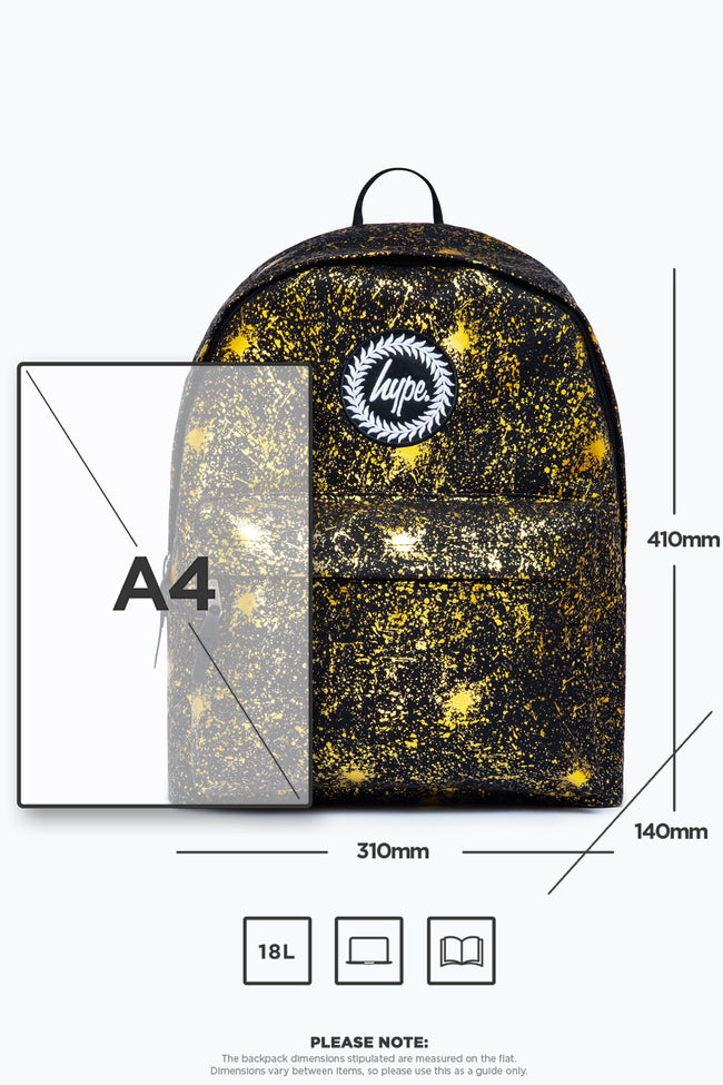 HYPE GOLD SPLAT BACKPACK