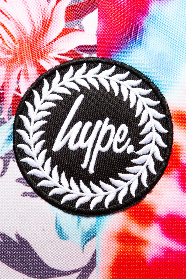 HYPE FLORAL TIE DYE BACKPACK