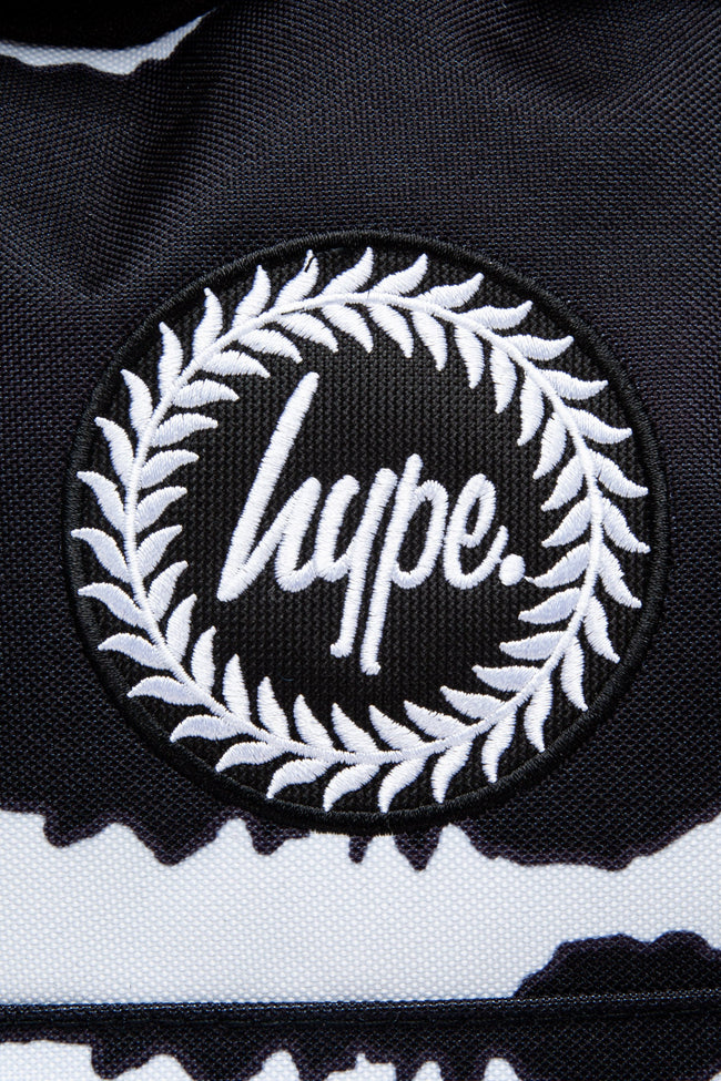 HYPE BLACK STRIPE TIE DYE BACKPACK