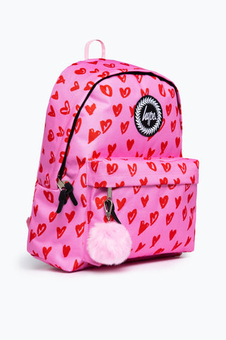 HYPE SCRIBBLE HEART BACKPACK