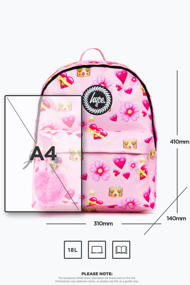 HYPE PINK EMOJI BACKPACK