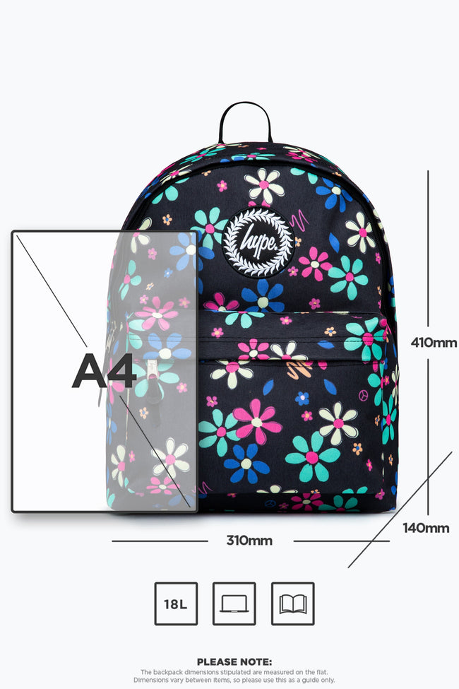 HYPE HAND DRAWN FLORAL BACKPACK