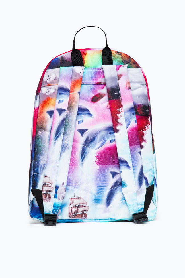 HYPE RAINBOW DOLPHIN BACKPACK