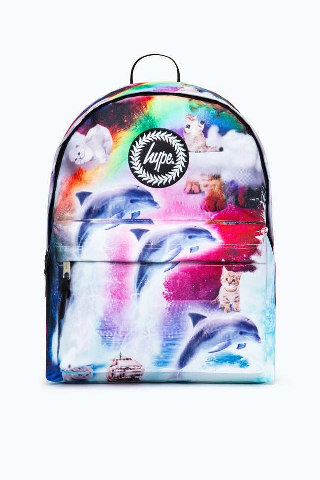 HYPE RAINBOW DOLPHIN BACKPACK