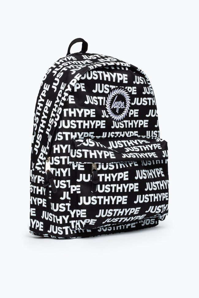 HYPE BLACK LOGO BACKPACK