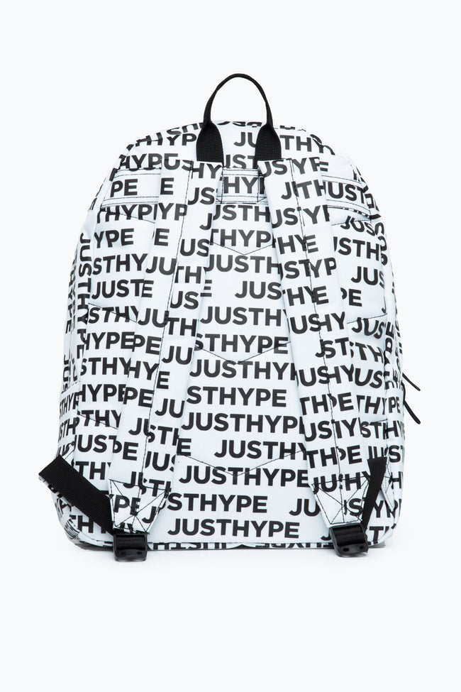 HYPE WHITE LOGO BACKPACK