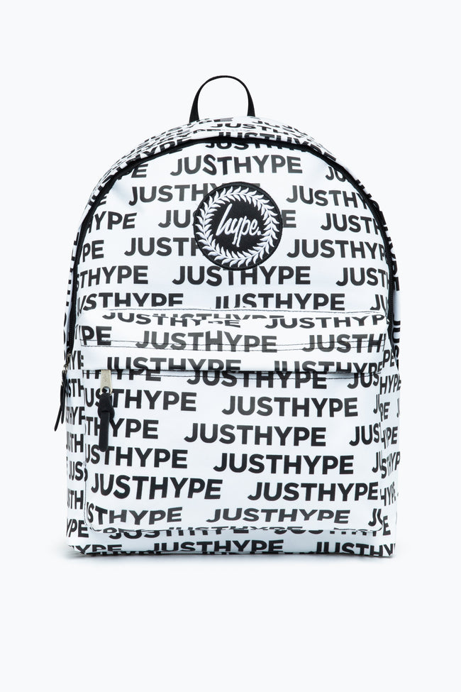 HYPE WHITE LOGO BACKPACK