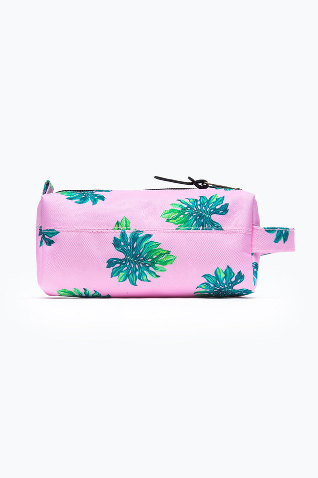 HYPE PINK PALM PENCIL CASE