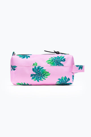 HYPE PINK PALM PENCIL CASE