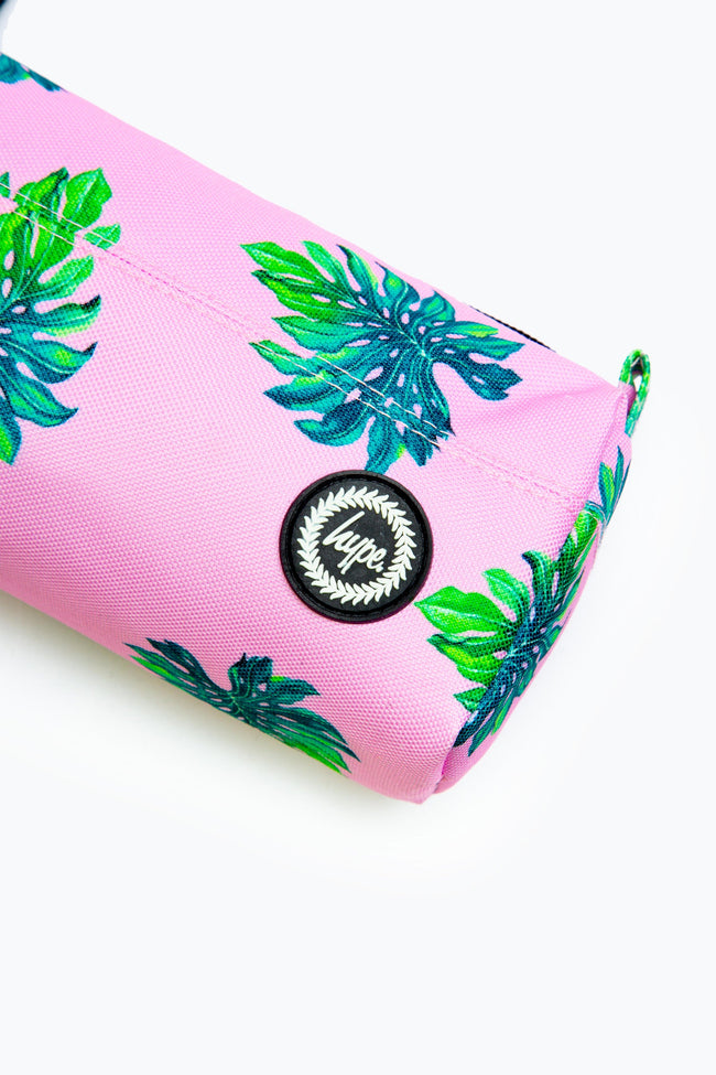 HYPE PINK PALM PENCIL CASE