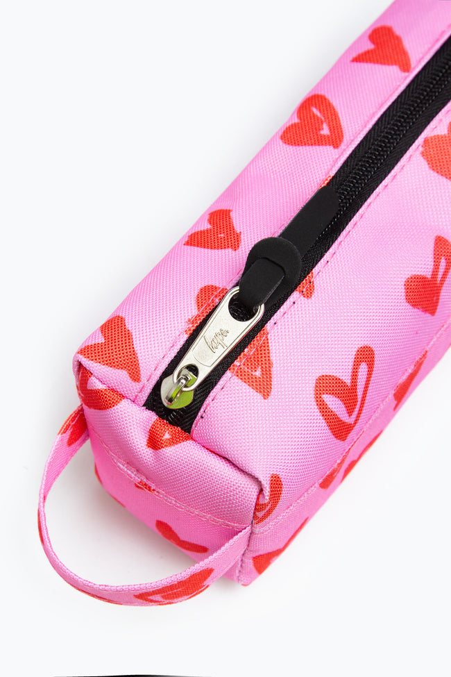 HYPE SCRIBBLE HEART PENCIL CASE