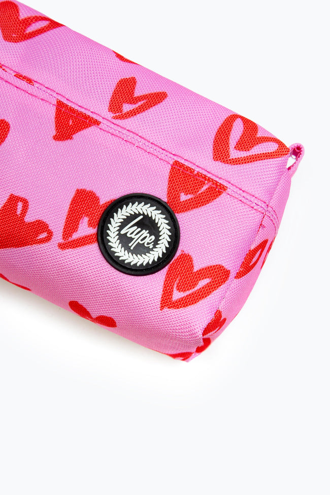 HYPE SCRIBBLE HEART PENCIL CASE