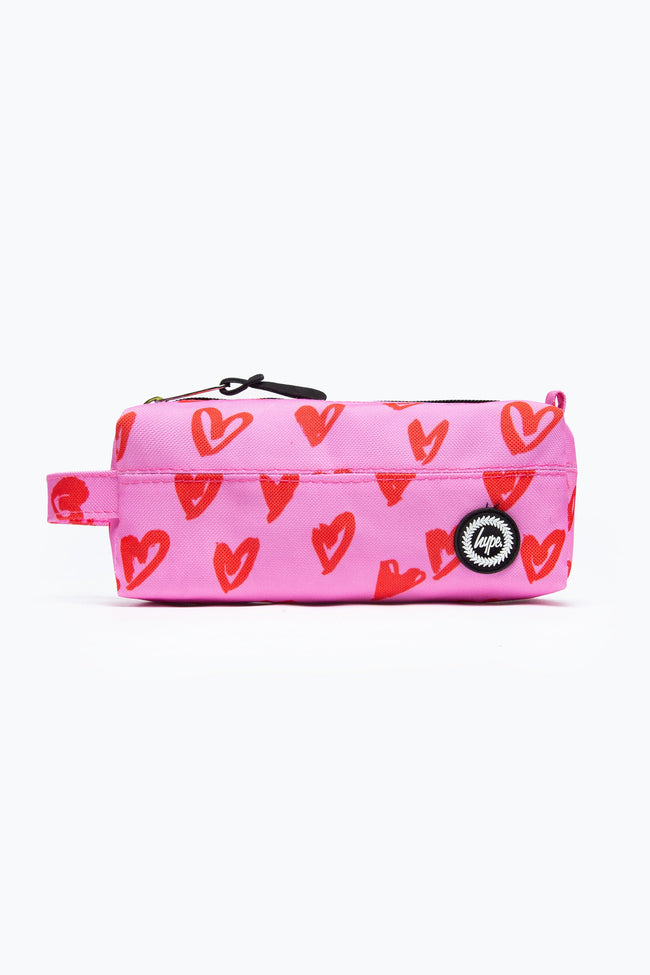 HYPE SCRIBBLE HEART PENCIL CASE