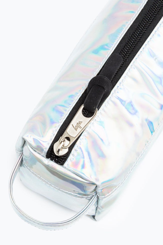 HYPE SILVER HOLOGRAPHIC PENCIL CASE