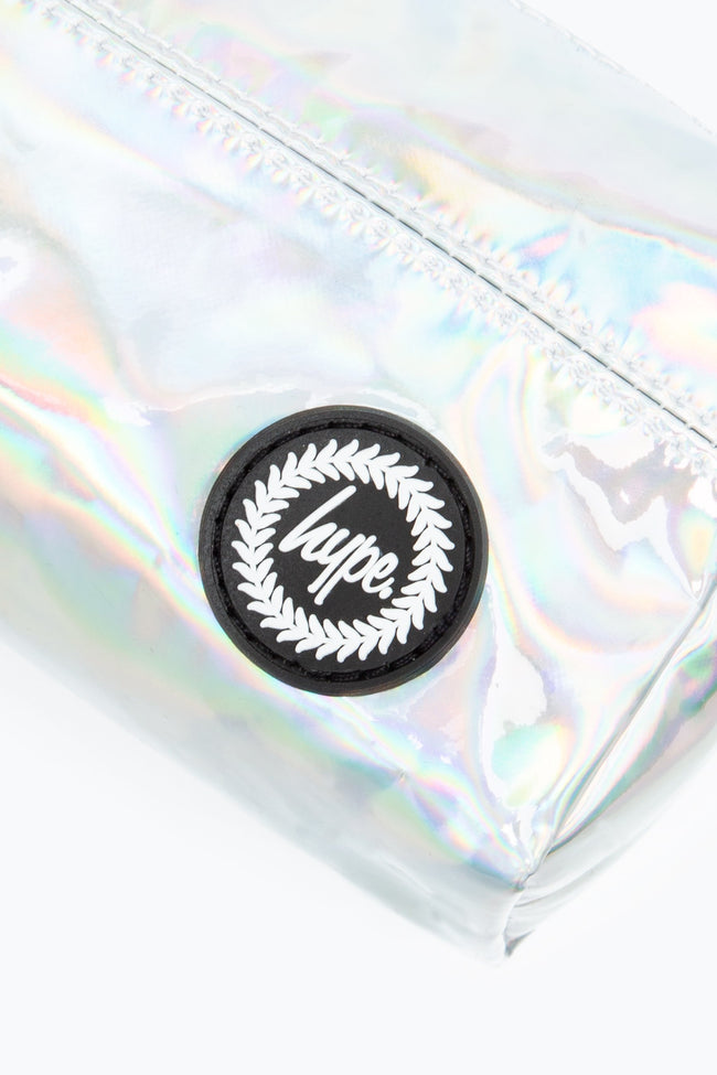 HYPE SILVER HOLOGRAPHIC PENCIL CASE