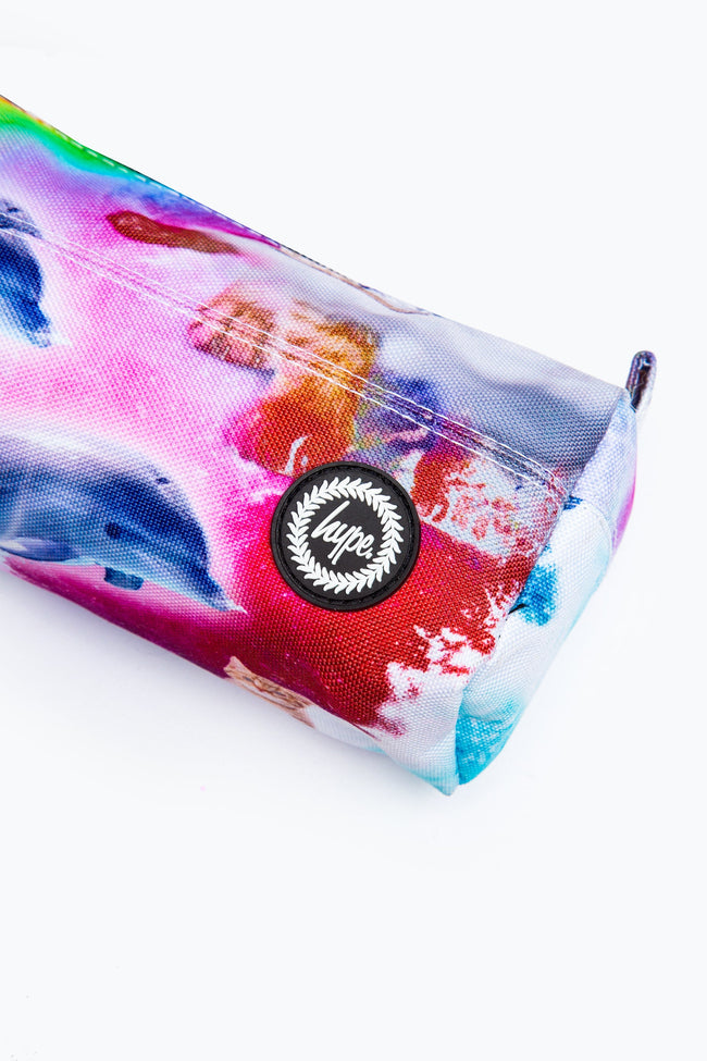 HYPE RAINBOW DOLPHIN PENCIL CASE