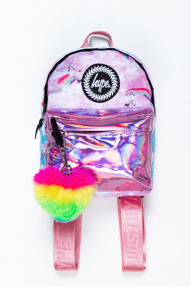 HYPE UNICORN HOLOGRAPHIC MINI BACKPACK