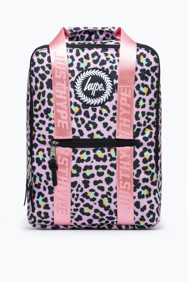 HYPE DISCO LEOPARD BOXY BACKPACK