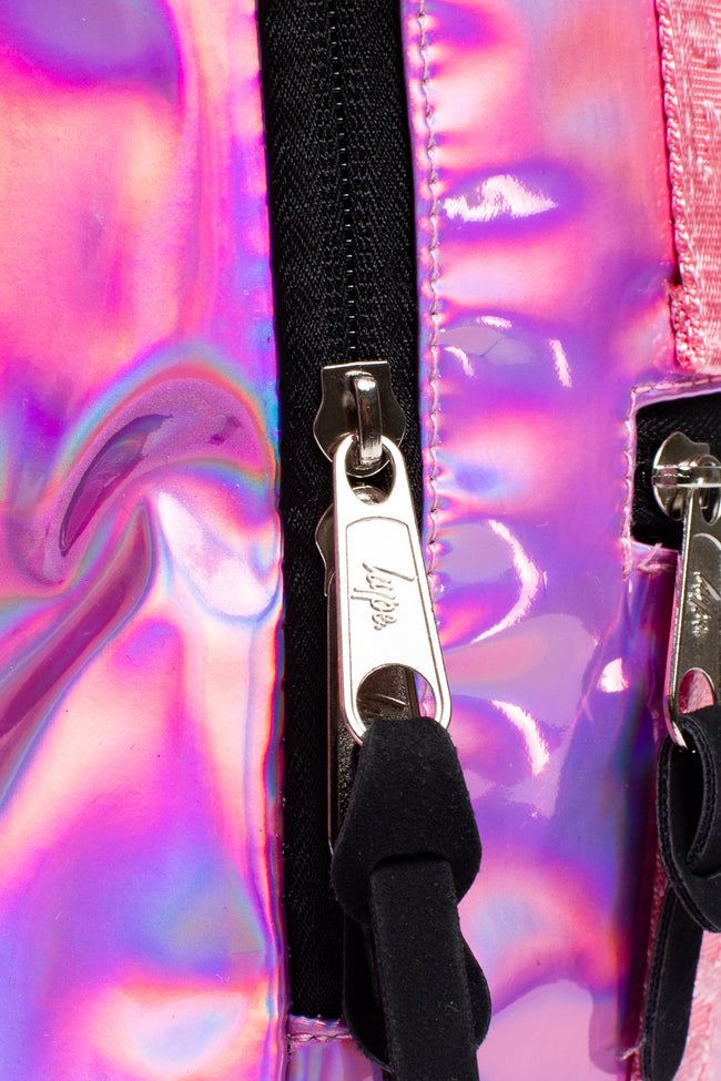 HYPE PINK HOLOGRAPHIC BOXY BACKPACK