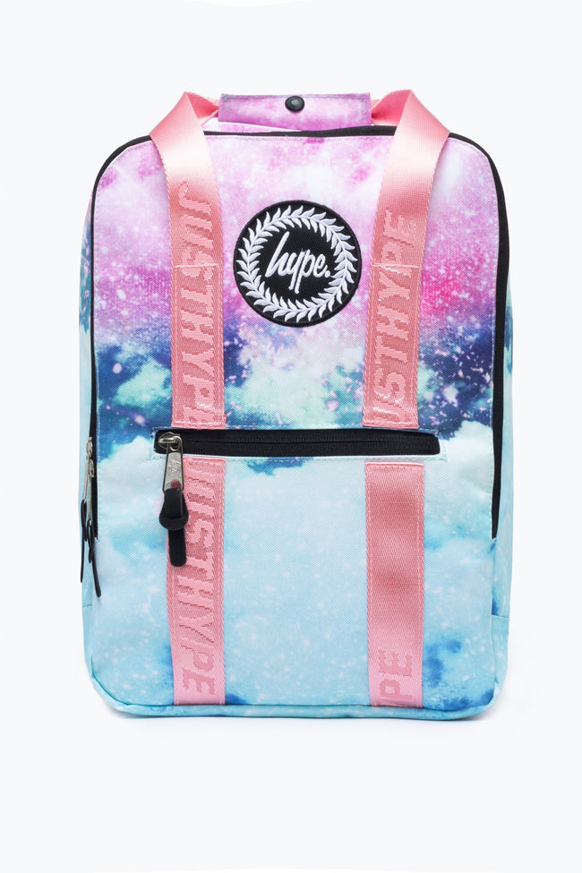 HYPE GLITTER SKIES BOXY BACKPACK