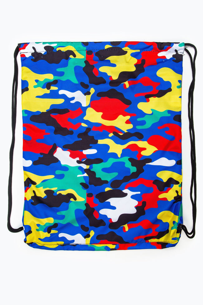 HYPE PRIMARY CAMO DRAWSTRING BAG