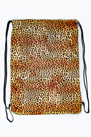 HYPE LEOPARD DRAWSTRING BAG